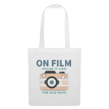 Vintage Camera Film Design - Tote Bag - white - Front