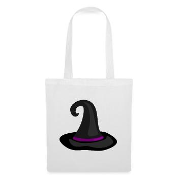 Illustration de chapeau de sorcière magique - Sac en tissu - blanc - Devant