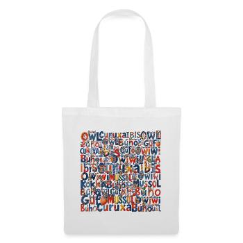 Hiboux VIAIT1 - Sac en tissu - blanc - Devant