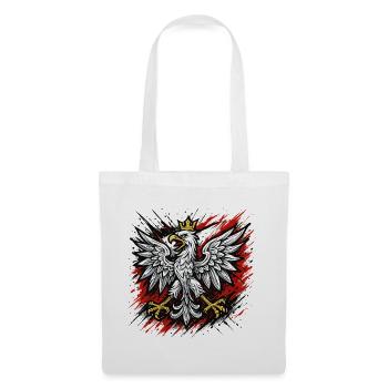 Pologne Polska Aigle drapeau patriotisme cadeau - Sac en tissu - blanc - Devant