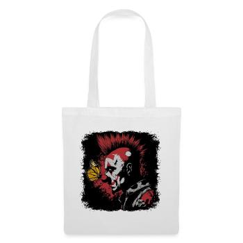 Scary clown and butterfly - Tote Bag - white - Front