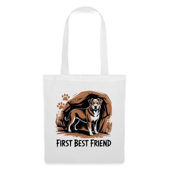 First Best Friend - Tote Bag - white - Front