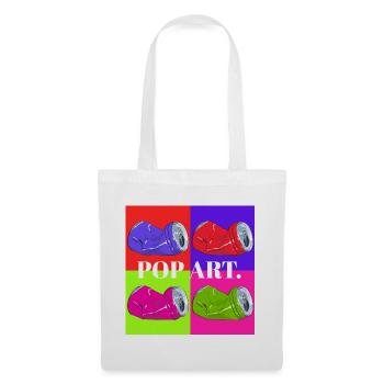 Pop Art Cola Dosen Design - Sac en tissu - blanc - Devant