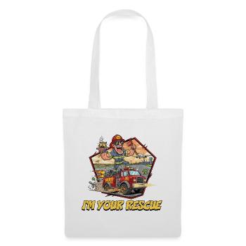 Rescue Firefighter Adventure Design - Tote Bag - white - Front
