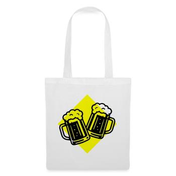 Beer Toast Beer Mug - Tote Bag - white - Front