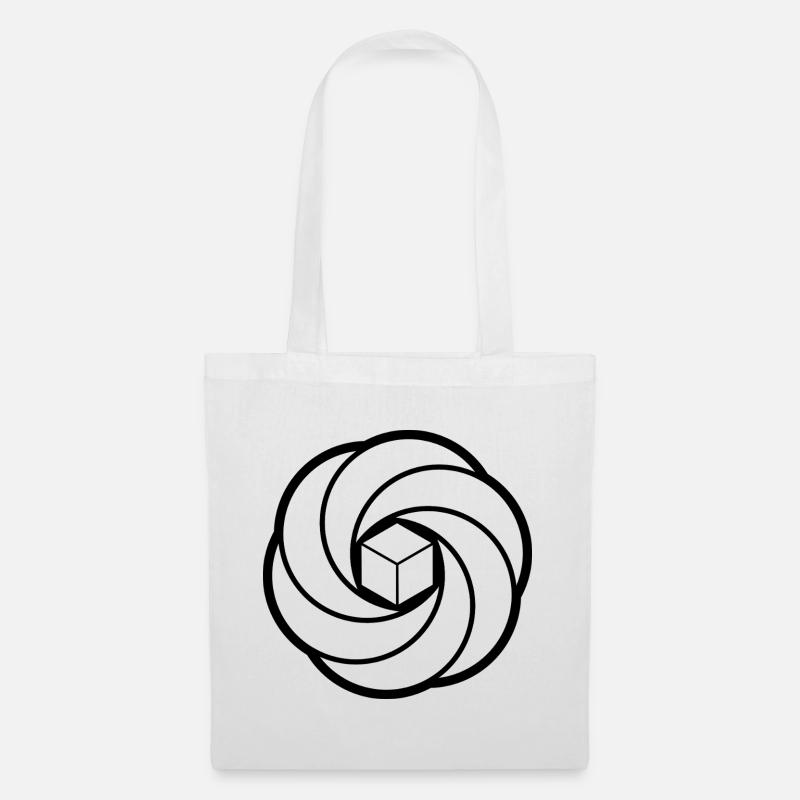 Cosmic Cube Vortex - Tote Bag - white