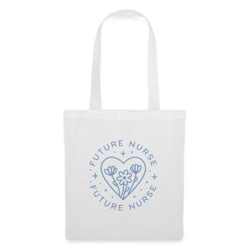Futur étudiant en soins infirmiers jolie affirmation de motivation - Sac en tissu - blanc - Devant