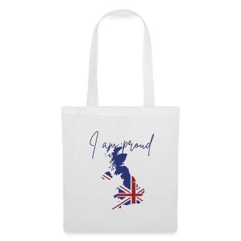 I am English, I am proud  - Sac en tissu - blanc - Devant