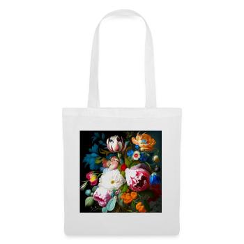 Vineta Flower Bouquet with Flower Variety Flemish - Tote Bag - white - Front