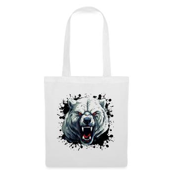 Ours polaire Ours polaire - Sac en tissu - blanc - Devant