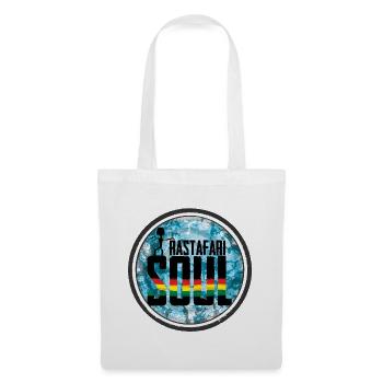 Rastafari Soul Design with Rainbow Bar - Tote Bag - white - Front