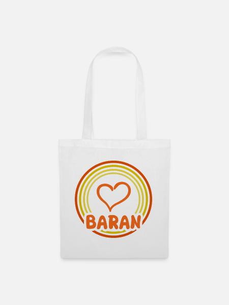 Geschenk für Baran - Stoffbeutel - Weiß