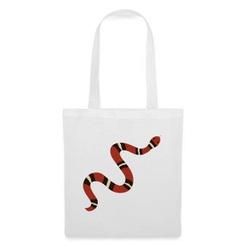Illustration de serpent royal rouillé - Sac en tissu - blanc - Devant