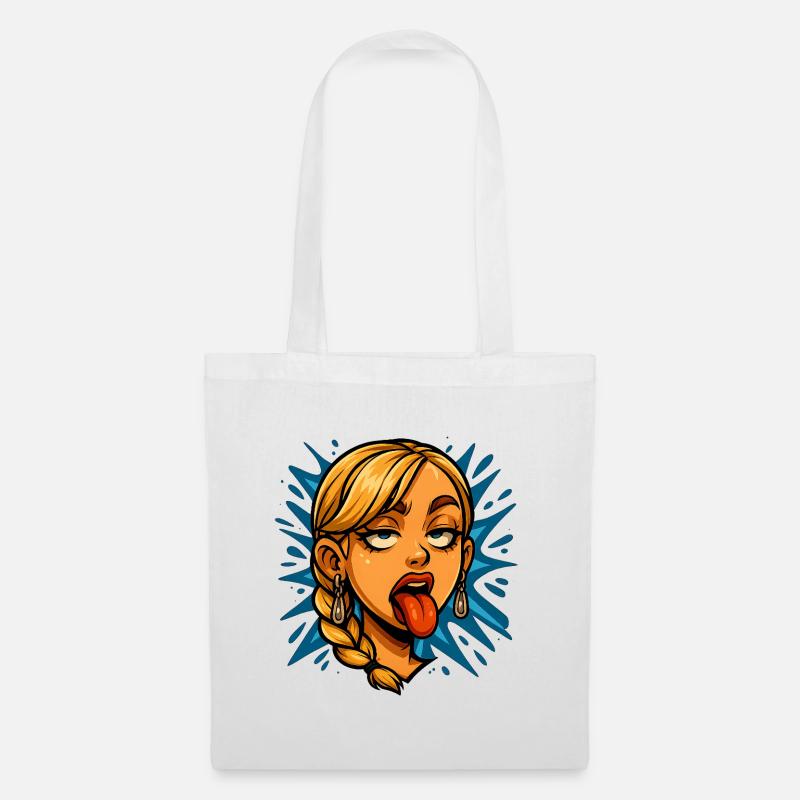Grimace - Sac en tissu - blanc