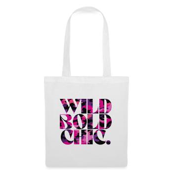 Wild Bold Chic Camo Pattern Design - Tote Bag - white - Front