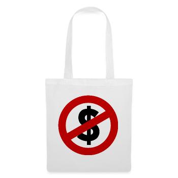 Almighty Dollar – Power, Money & Society - Tote Bag - white - Front