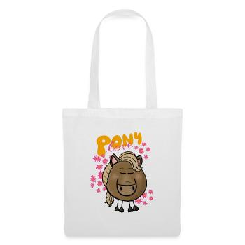 Pony Liebe - Stoffbeutel - Weiß - Vorne