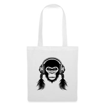 Hardcore Monkey Head Stunt Beat Edition Chemise - Sac en tissu - blanc - Devant