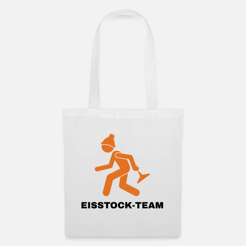 EISSTOCK-TEAM - Stoffbeutel - Weiß