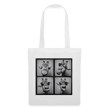 Funny Giraffe Sunglasses Photo Booth - Tote Bag - white - Front
