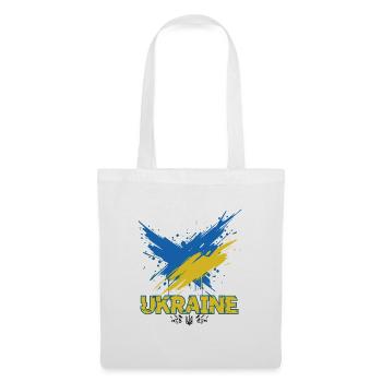 Ukraine Flag Splash Art - Tote Bag - white - Front