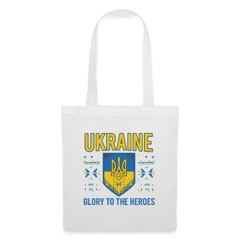 Ukraine Crest Glory Tee - Tote Bag - white - Front
