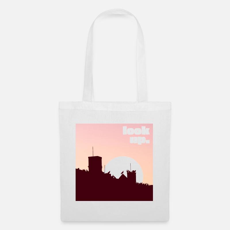 look up - Tote Bag - white