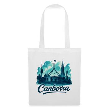 Canberra Hauptstadt Australien maritim Geschenk - Stoffbeutel - Weiß - Vorne