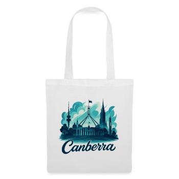 Canberra Hauptstadt Australien maritim Geschenk - Stoffbeutel - Weiß - Vorne
