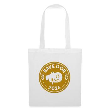 Prix de la Bave d'or 2026 champion de la sieste - Sac en tissu - blanc - Devant