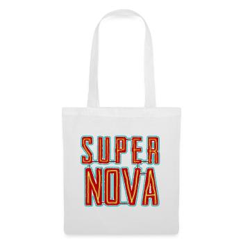 Super Nova Neon Lettering - Tote Bag - white - Front