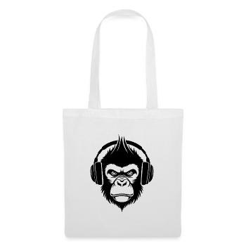 Stereo Monkey Head Punk Sound Edition Shirt - Tote Bag - white - Front
