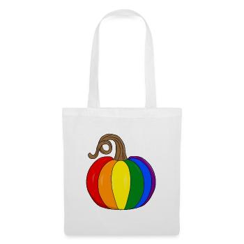 Rainbow Pumpkin PopArt - Tote Bag - white - Front
