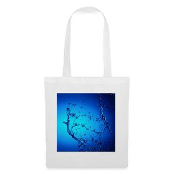 A splash of blue just for you - Tote Bag - white - Front