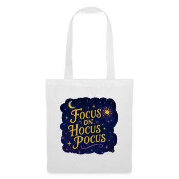 Focus on Hocus Pocus – Magic Witch Spell Design - Tote Bag - white - Front