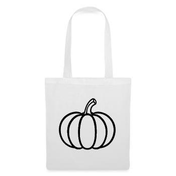 Pumpkin Sketch – Autumnal Motif - Tote Bag - white - Front