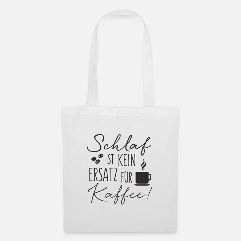 "Sleep is not a substitute for coffee" - Tote Bag - white