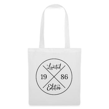 Limited edition 1986 - 40th Birthday Gift - Tote Bag - white - Front