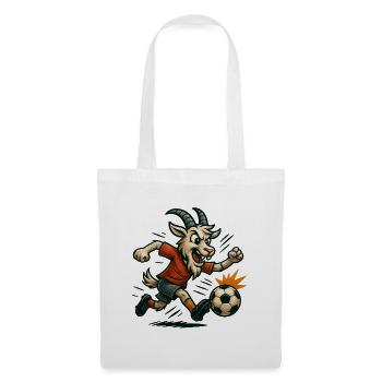 Geißbock Köln - Ziegenstürmer Liga Illustration - Stoffbeutel - Weiß - Vorne