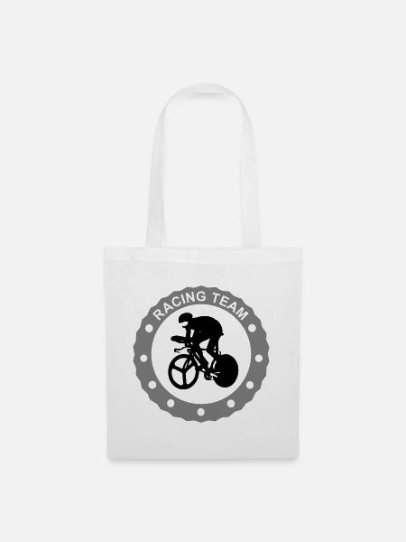 Racing team - Stoffbeutel - Weiß