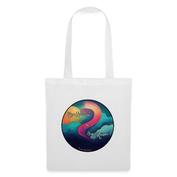 Dilemme Heureux en Nuances - Sac en tissu - blanc - Devant