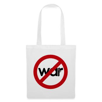 Stop War – For Peace & Freedom - Tote Bag - white - Front