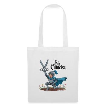 Sir Cumcise - Funny Medieval Memeshirt - Tote Bag - white - Front
