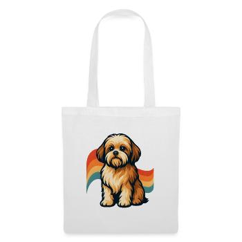 Shih Tzu Dog Rainbow Dream - Tote Bag - white - Front