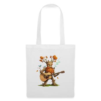 Fantasy Tree Gitarrenspieler-T-Shirt - Stoffbeutel - Weiß - Vorne