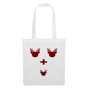 BABY ANNOUNCE WINTER REINDEER - Tote Bag - white - Front