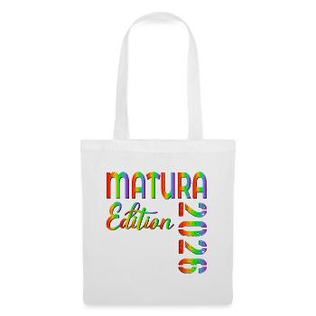 MATURA 2026 REGENBOGEN - Stoffbeutel - Weiß - Vorne