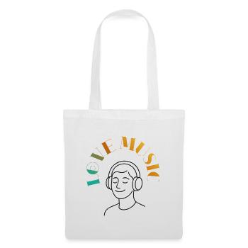 Music is life - Tote Bag - white - Front