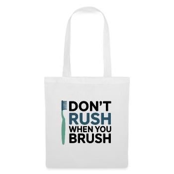 Conception technique du mécanisme d’engrenage dentaire - Sac en tissu - blanc - Devant
