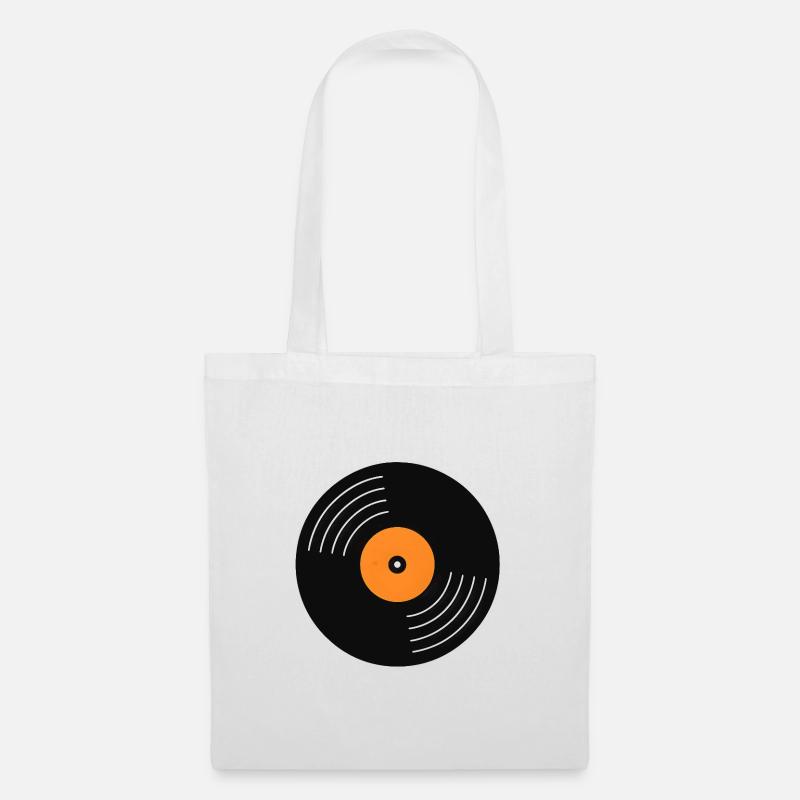 Orange Label Vinyl - Stoffbeutel - Weiß